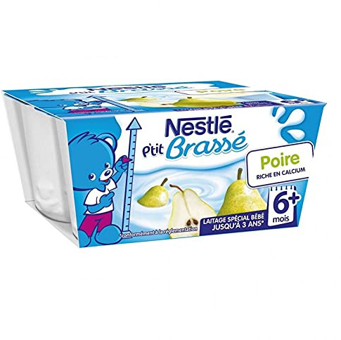 Nestlé Bébé © NestlÃ pA € ™ Tit gebraut © Birne reich an Kalzium (6 Monate) mit dem 4 Töpfe Von 100G (Set von 8 oder 32 Töpfe)