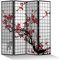Fine Asianliving Paravent Raumteiler Japanisch Orientalisch Chinesisch Beidseitig L160xH180cm Spanische Wand Trennwand Room Divider Raumtrenner Sichtschutz Bedruckte Canvas Leinwand Asiatisch