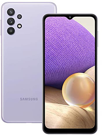 Samsung Galaxy A32, 5G SIM Free Android Smartphone - Awesome Violet (UK Version) (Renewed)