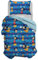 Mickey Mouse Single Duvet Cover Set, Cotton, Blue, 155 x 200 cm, Pillowcase 50 x 80 cm, Disney, 100% Cotton, Official Product