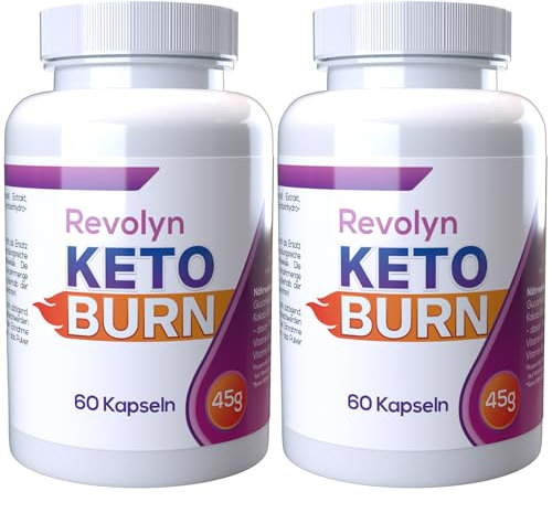 Revolyn Keto Burn - 120 Kapseln (2x60 Kapseln) - 2er Pack