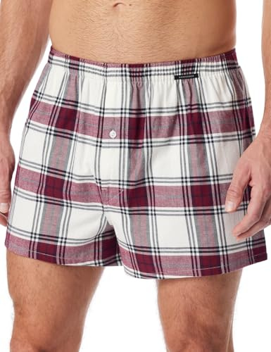 Schiesser Herren 2 Pack Boxershorts Baumwolle Web Multipack - Webboxer, Sortiert 1_182124, 3