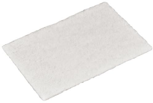 ABENA White Scouring Pads |22.5x15x0.8cm|10 Pack| White Abrasive Washing Up Sponge. Effective Scouring Sponge For Scouring Floors And Other Hard Surfaces. Scratch Free Cleaning Scourers.