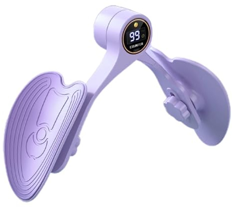 Allenatore del pavimento pelvico, esercizio del pavimento pelvico - Dispositivo di esercizio 'allenatore 'anca Rotazione a 360 gradi,Schermo dello schermo intelligente regolabile Conteggio del