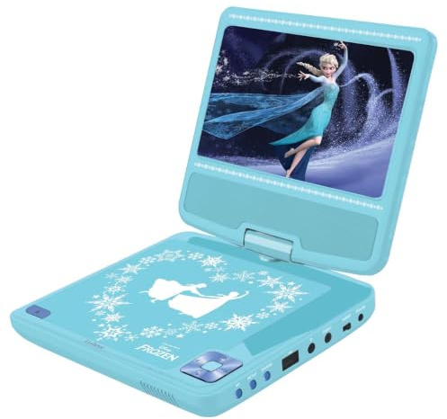 Lexibook, Frozen, Reproductor DVD Portátil, DVDP6FZLXB