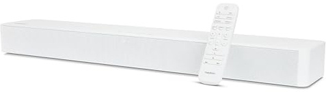 MEDION P61155 2.0 Soundbar mit Bluetooth (inkl. Fernbedienung, Touch-Steuerung, HDMI (ARC), AUX, optischer Eingang, 2 x 30 W RMS) weiß