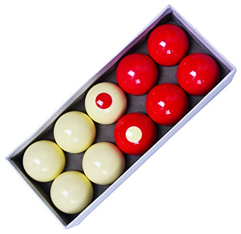 Collapsar Bumper Pool Balls 2-1/8 Regulation Size,Standard 10 Billiard Balls Set