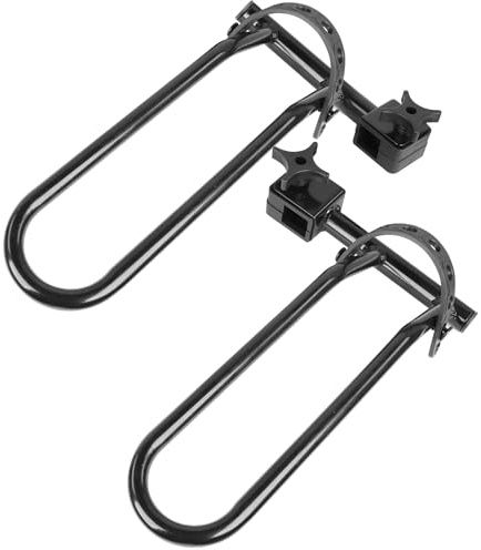 MaxxHaul 50582 Replacement 2-1/4 Wide Wheel Cradles for MaxxHaul 50027 Bike Rack - 2 Pieces,Black