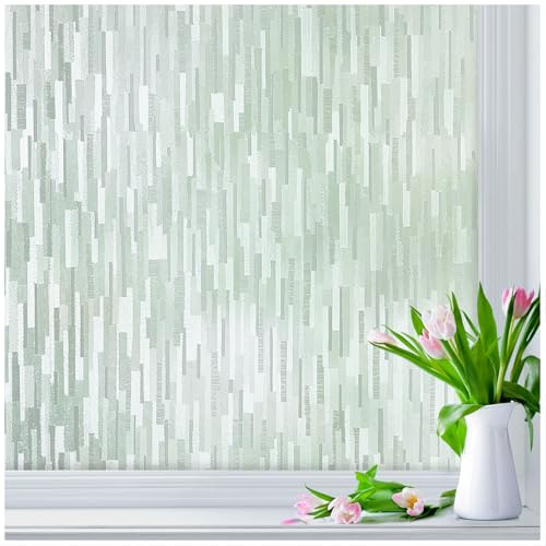 Lifetree Frosted Window Film Privacy Static Cling Removable, 60 * 200cm