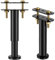 VETIN Lot de 2 Pieds de Support de Lit Réglables en Hauteur, Adaptés aux Cadres de Lit 18-32cm, aux Lattes Centrales de Lit et aux Pieds de Support de Meubles, Installation sans Perçage