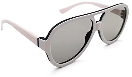 LARUISEE Lunettes 3D circulaires polarisées non clignotantes passives 3D pour cinémas au format Reald/lunettes polarisées passives 3D
