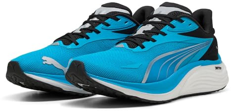 PUMA Herren Electrify Nitro 4 Straßen-Laufschuh, Speed Blue schwarz, 43 EU