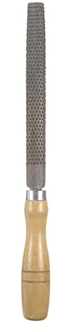 sourcing map Wood Rasp File 6 Steel Half-Round Cut File Rasp Multifunctional Hand Files with Wooden Handle for Woodworking Sharpening Wood Metal