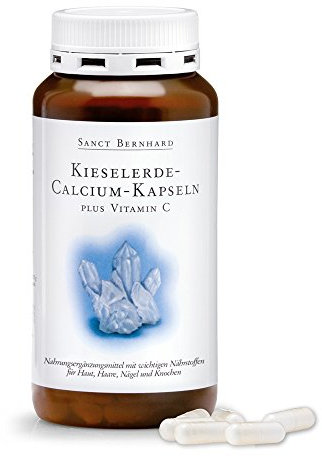 Sanct Bernhard Kieselerde-Calcium-Kapseln mit Kieselerde, Calcium 210 Kapseln