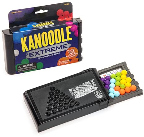 Learning Resources Kanoodle Extreme, Ages 8 to Adult, Brain Teaser Puzzle Game, 300 Challenges, Develops Critical Thinking & Spatial Reasoning, Gifts for Kids