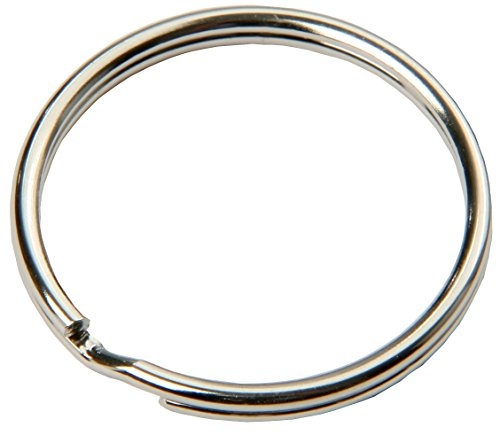 SBS® Schlüsselring | Ø 20 mm | 100 Stück | Stahl | glänzend und abgerundet | Schlüsselanhänger Schlüsselringe Schlüssel Ring