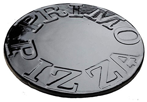 Primo 338 Porcelain Glazed Pizza Baking Stone for Primo Oval XL or Kamado Grill