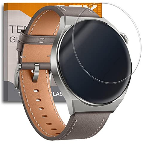 3X Protector de Pantalla Universal para Reloj 45 MM, Cristal Vidrio Templado Premium ¡¡¡ Medir Antes de Comprar !!!