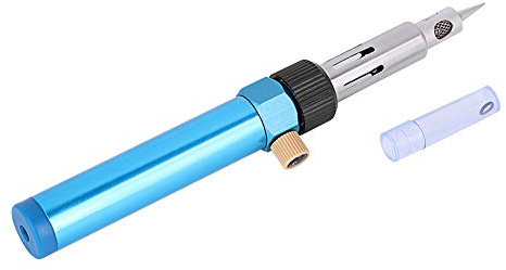 Annadue Saldatore butano 30-70 W, Leggero, Portatile, Fiamma Regolabile, Ferro 210-400 ℃ e Fiamma 1300 ℃, per Oro, Argento, Rame, Stagno, Alluminio e Altri Metalli