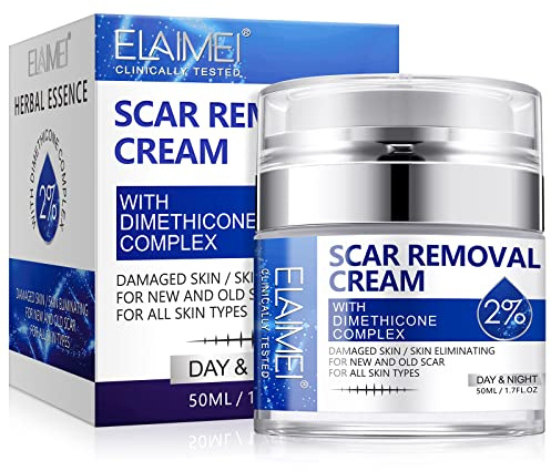 Scar Cream, Scar Removal Cream - Advanced Scar Cream for Surgical Scars, Acne Scars, C-Section, Burns, Stretch Marks -Effective for Old and New Scars Gel Acne Scar Treatment