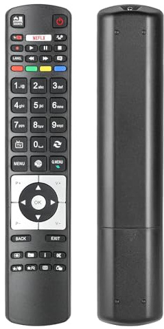 RC5118 Fjärrkontroll Kompatibel Med Telefunken Smart TV LF43FZ20 LF43WZ20 XF43D401 XH32A301 XF43B400 XF48B400 XF50A401 A40F446A Ersättningskontroll Med Netflix Knapp