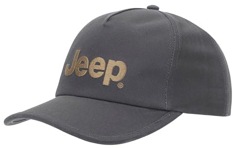 JEEP Unisex J Baseball Cap Jeep&Star Embroidery J24s Klassische Mütze, grau, One Size