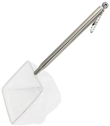 Guadino da Telescopico - Guadino per Pesci Galleggiante 3D con Manico Telescopico in Acciaio Inossidabile, Rete da Resistente per Stagno di Lago di Acqua Dolce e Salata | Per l'atterraggio