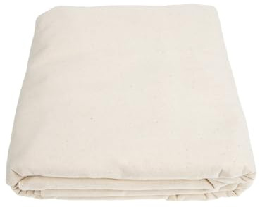 DIYEAH Telo Protettivo in Cotone 160x400 Cm per Pavimenti e Mobili, Lavabile e Riutilizzabile, Telo di Protezione per Verniciatura, Copertura Resistente per Progetti Fai da Te