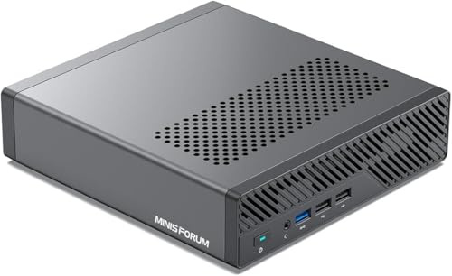 MINISFORUM Mini PC Workstation MS-A1, AMD Ryzen 9 9950X (Zen 5, 16 Core/32 Threads, fino a 5,7 GHz), OCuLink, Dual 2,5G LAN, 4x M.2 PCIe, HDMI/DP/USB-C, Barebone (Senza RAM/SSD)