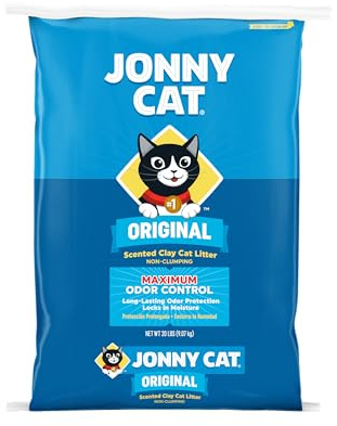 Jonny Cat Original Maximum Odor Control Scented Clay Cat Litter Bag, 20-Pound