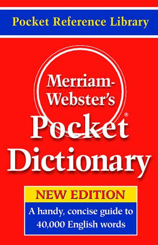Merriam-Webster's Pocket Dictionary, Kindle Edition