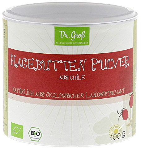 Dr. Groß Hagebutten Pulver, 1er Pack (1 x 100 g) - Bio