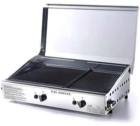 Doppia Piastra Di Cottura In Ghisa A Gas Gpl Ompagrill Plancha Double 4069 Cover