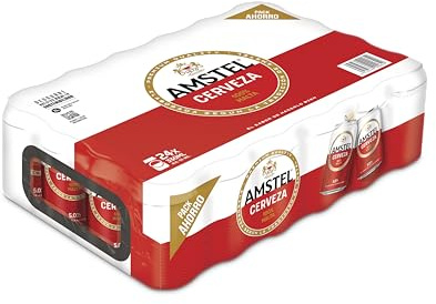 Amstel Cerveza Lager Pack Lata, 24 x 33cl