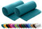 wometo 2er Set Polar Fleecedecke oekoTex 130x160 ca. 400g mit Anti-Pilling und Kettelrand türkis Petrol