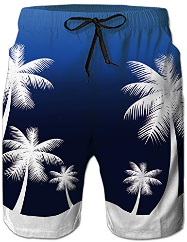 Loveternal Hawaii Costume Uomo Mare Boardshorts Summer Beach Pantaloncini da Surf Ananas Beach Short con Tasche Laterali XXL