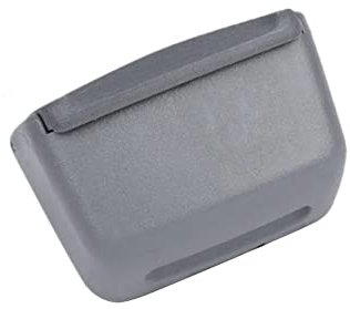 Asudaro Auto LED-Licht Aschenbecher Zigarettenaschenbecher Autotür-Luftauslass kann hängenden Aschenbecher einfügen Kunststoff Rechteckiger Selbstlöschender Auto Aschenbecher Universal,grau