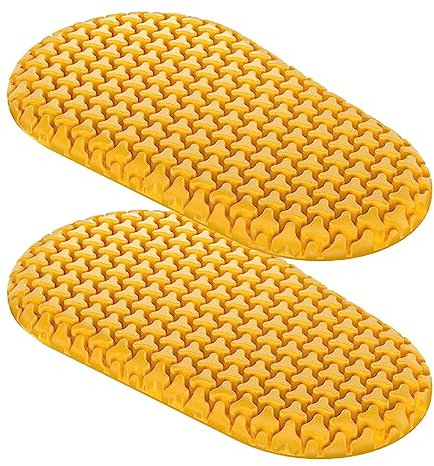 Black SAS-TEC SC-1/HB2 Yellow Level 2 UKCA and CE Approved Motorcycle Trouser Hip Armour Inserts (Pair)