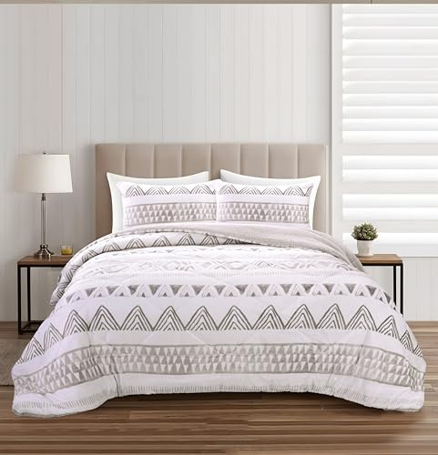 DALINA Edredón Invierno 240x260 cm - Nórdico Borreguito Grueso y Suave, Reversible (Felpa/Sherpa) con Almohada - Colcha Térmica para Cama, Couette, Frazada - Microfibra de Poliéster