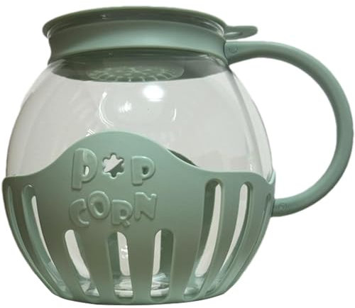 Machine à pop-corn 2 L – Popper à pop-corn au micro-ondes | Pot de pop-corn sain, moins gras, faible en calories, sans BPA, pop-corn à l'air