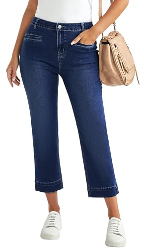 Vetinee Ladies Jeans Women Jeans Nightfall Blue Size Medium Fits UK 12-14