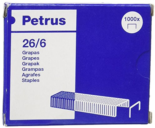 PETRUS 55711 låda häftklamrar 26/6 förseglad