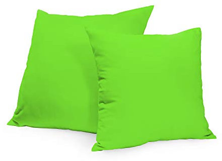 Rollmayer Deko-Kissen Kissenhülle Kissenbezug Sofakissen Kollektion Vivid (Seladongrün 24, 50x50cm)