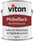 Viton Möbellack - 0,7 Kg - Seidenmatt Schwedenrot/Braunrot - Möbelfarbe auf Wasserbasis - RAL 3011 Braunrot