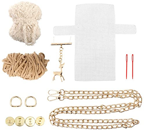 VALICLUD 1 Set Fai da Te Materiale Borsa Punto Croce Kit Pratico Accessorio Fatto a Mano