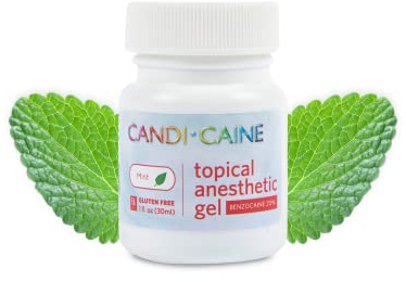 Dynamic Dental Candi Caine, Topical Anesthetic Gel, 1 oz, Mint Flavor