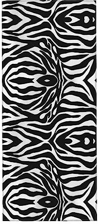 Saugfähiges Handtuch mit Zebramuster, super Faser, geeignet für Badezimmer, Spas, 30 x 70 cm