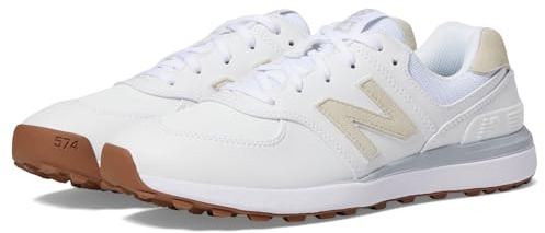 New Balance Women's 574 Greens v2 Golf Shoe, 8.5 B, White