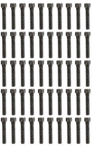 50PCS 3/8 x 2-inch Long Bolts, Alloy Steel 3/8-16 Socket Head Allen Bolt, Durable Hardware for Rock Climbing Holds, Wall Supplies Indoor Use