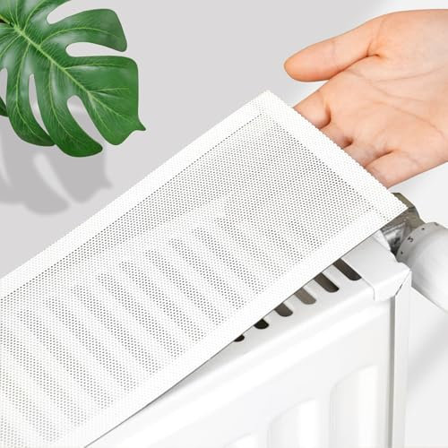 Cache-poussière pour radiateur, fil résistant aux rayures, protection de radiateur à vapeur ventilée, pour une gamme de dimensions de radiateur, pour la maison et le bureau, pour radiateurs